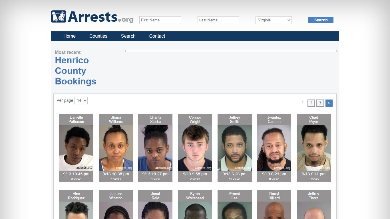 Henrico County Arrests and Inmate Search